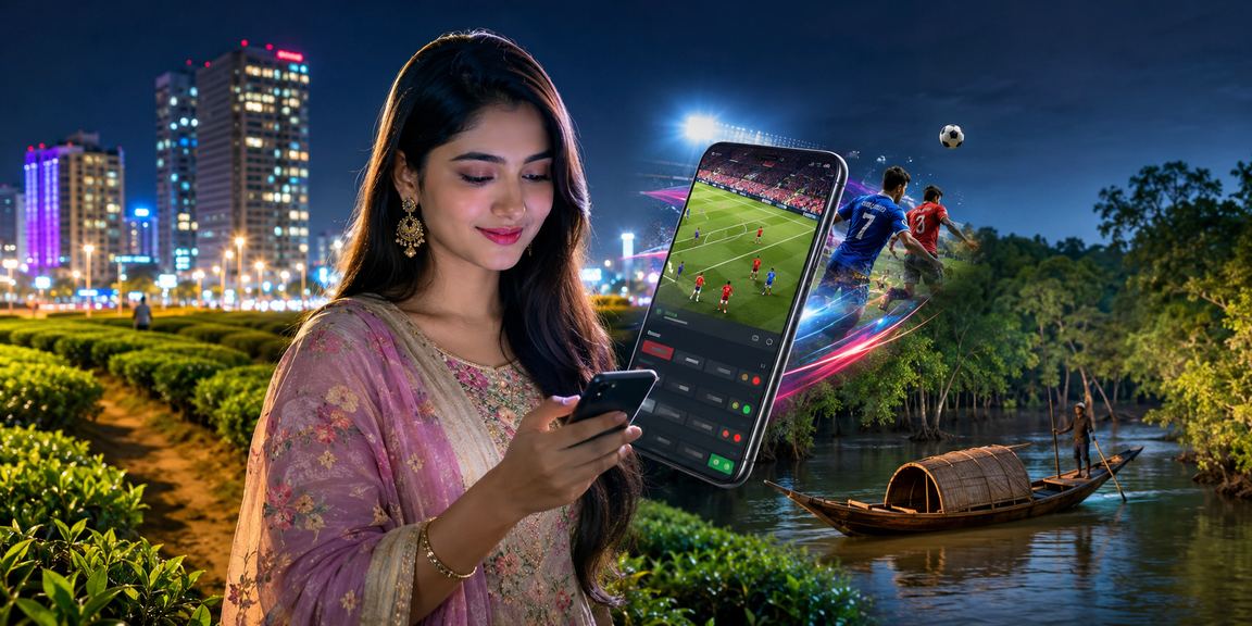 ঢাকার চা বাগানে বসে bf7 মোবাইল ক্যাসিনো উপভোগ করছেন ব্যবহারকারী